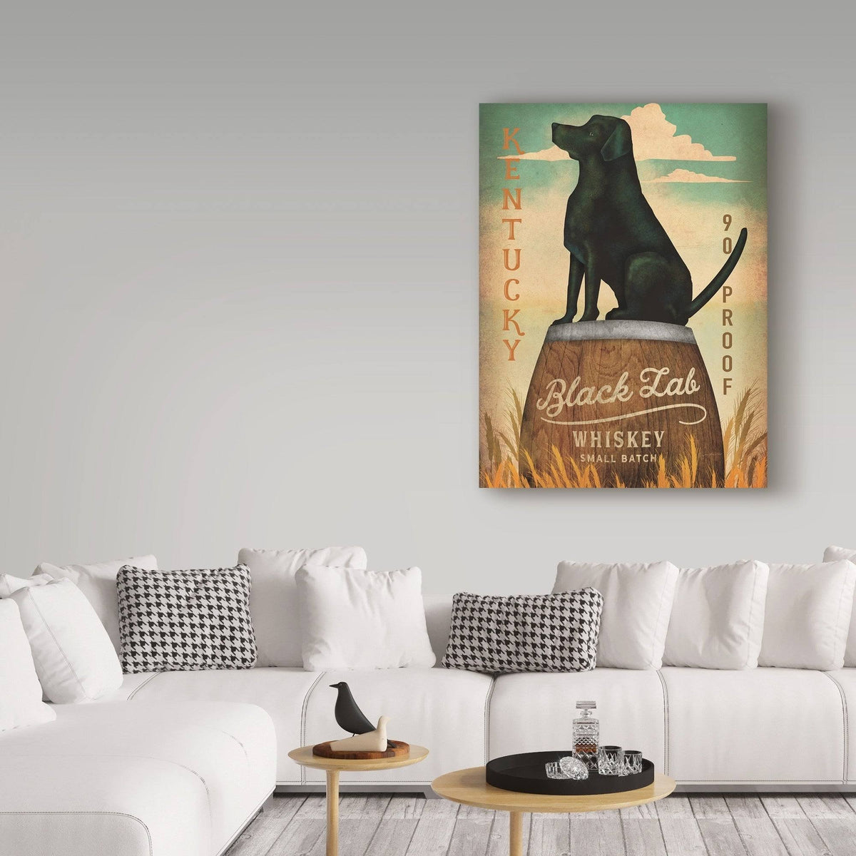 Black Lab Canvas Art W523513