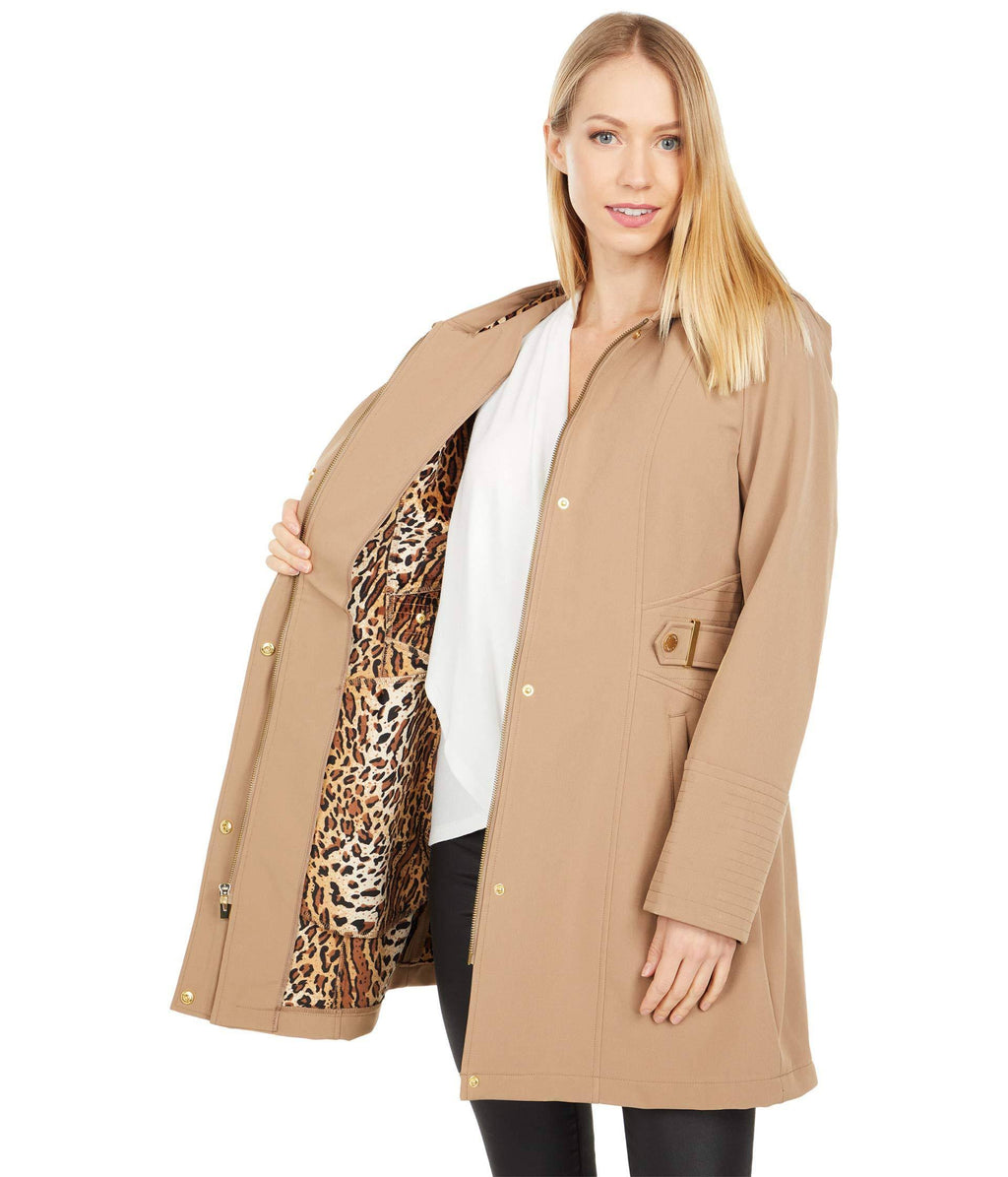 Hooded Water-Resistant Raincoat H344348