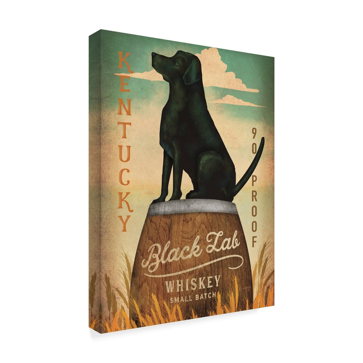 Black Lab Canvas Art W523513