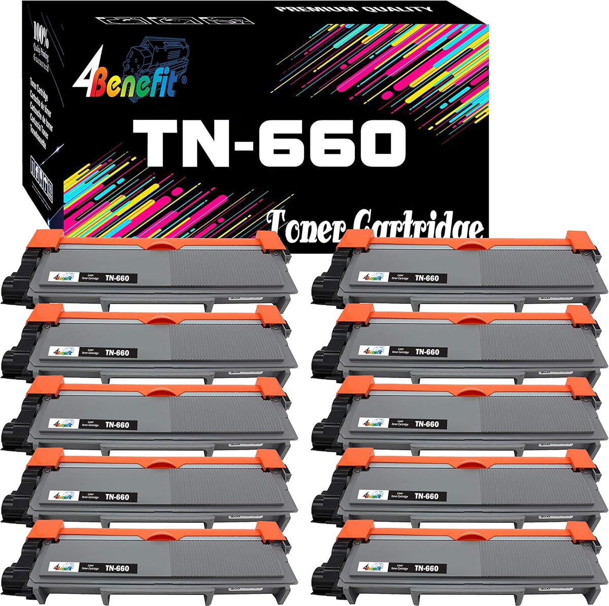 10 Pack Black Compatible Toner Cartridge Replacement H284600