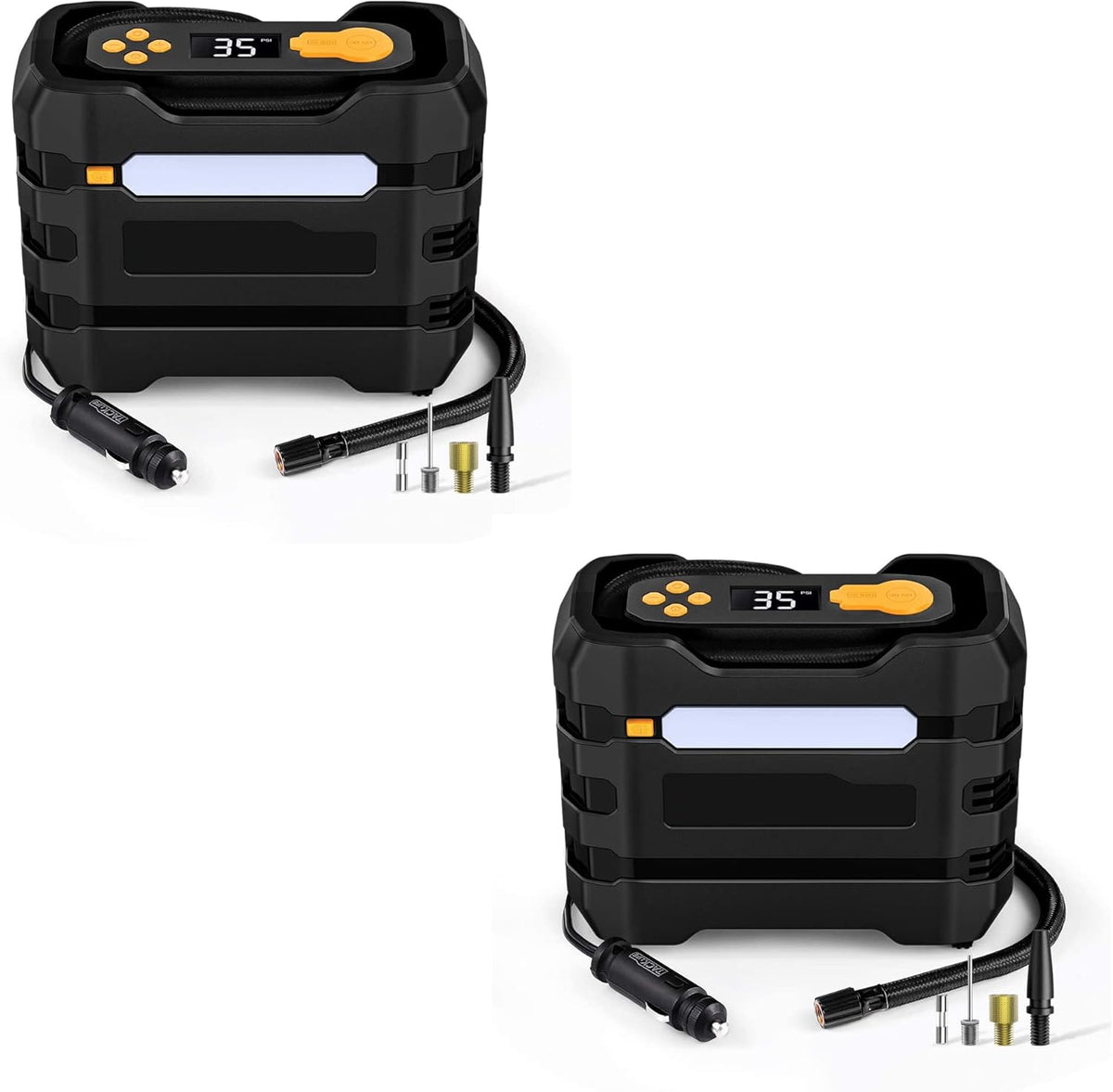 12V DC Portable Air Compressor Tire Inflator E208