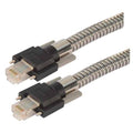 Category 5e Double Shielded Armored Ethernet Cable, 1m N501