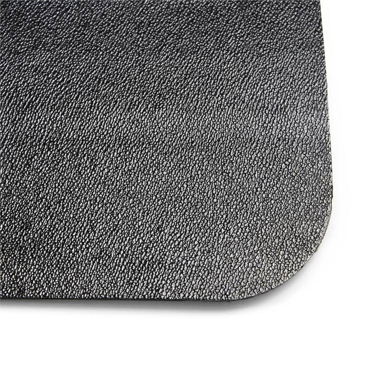 Black Chair Mat with Lip for Low Pile Carpets R282
