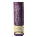 Textured Lilac Pillar Candles 3 Pc C4419