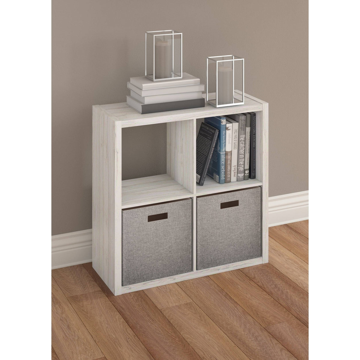 Bleached Brown Cube Bookcase M147