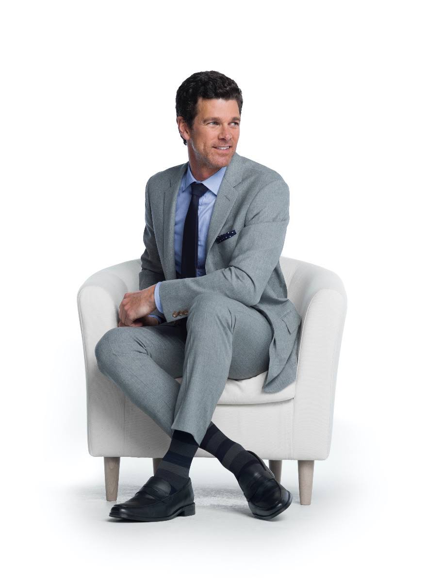 Microfiber Calf High Long Graphite Heather P389994