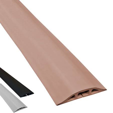 Brown Rubber Floor Cable Cover Protector C4494