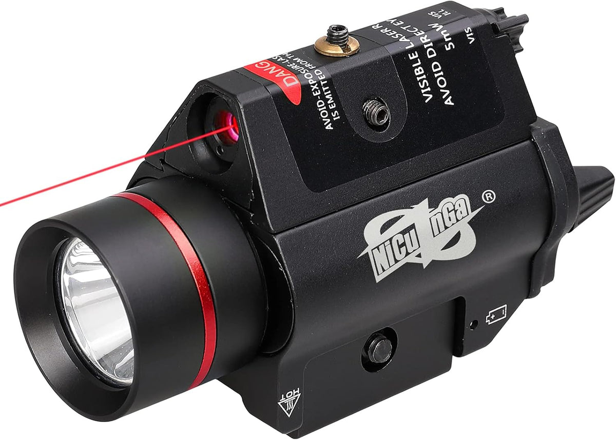 800 Lumen Tactical Weapon Mount Light with Green/Red Beam and White LED Combo Flashlight P97579