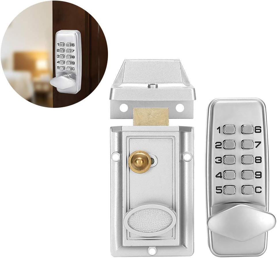Waterproof Digital Electronic Keyless Door Lock Deadbolt Pack of 2 T192