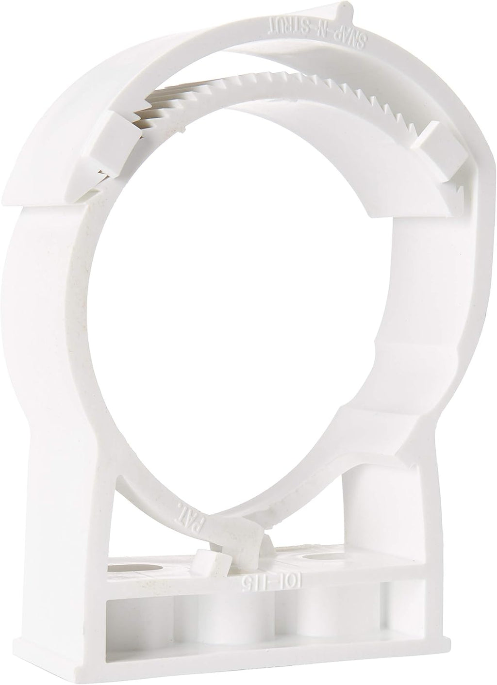 White 10pack Polypropylene Pipe Hanger for 4 inch Pipe B58176