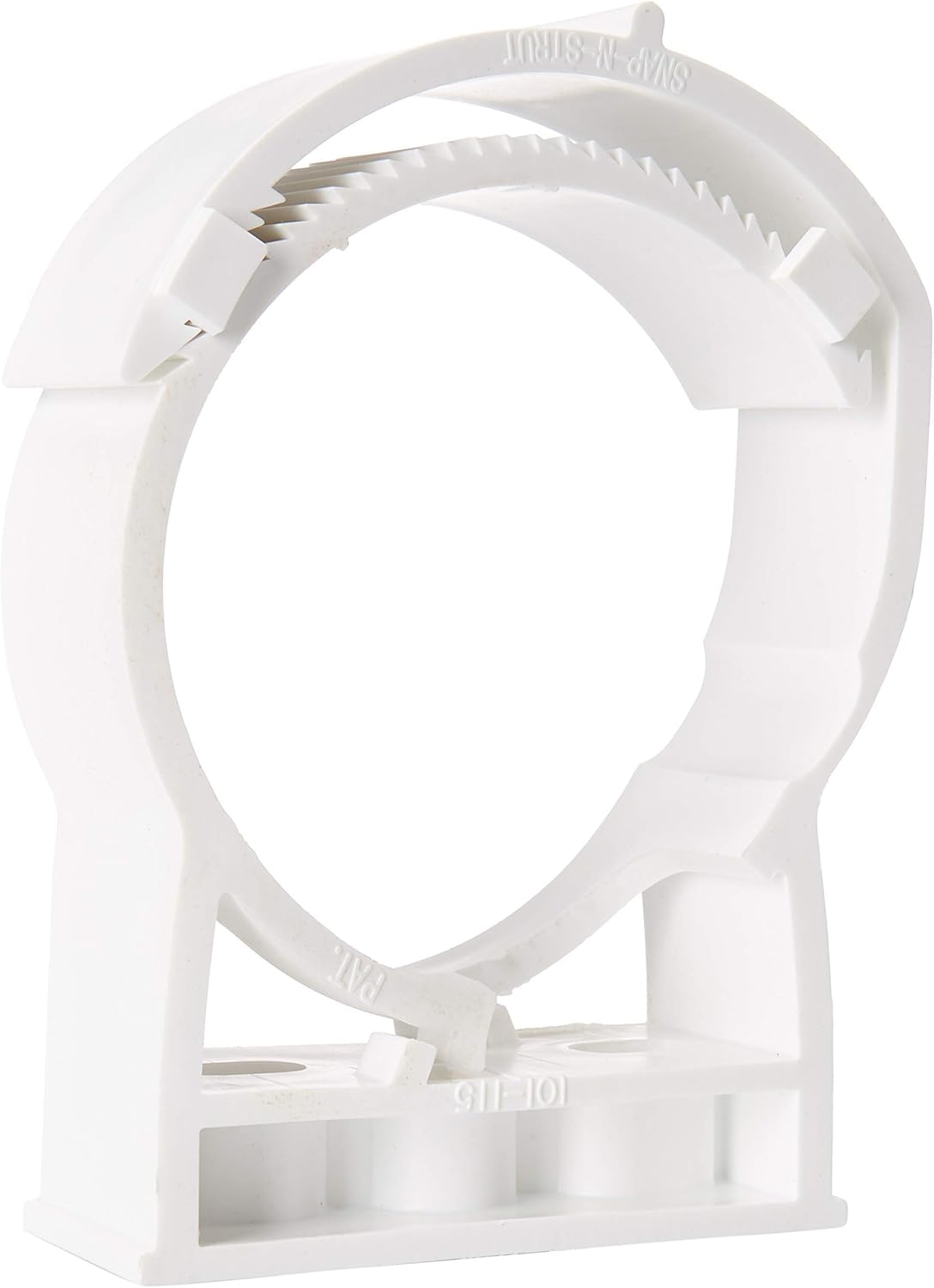 White 10pack Polypropylene Pipe Hanger for 4 inch Pipe B58176