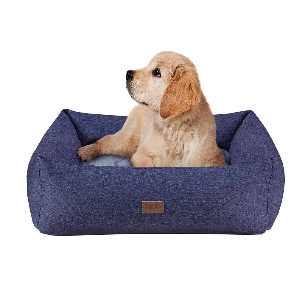 Brown 4-Sided Bolster with Ortho Base and Removable Cover V6406