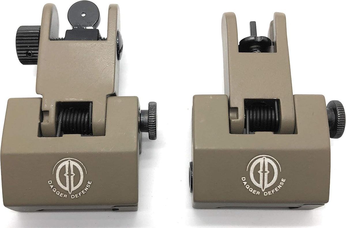 Tactical Flip Up Iron Sights (Tan) L671