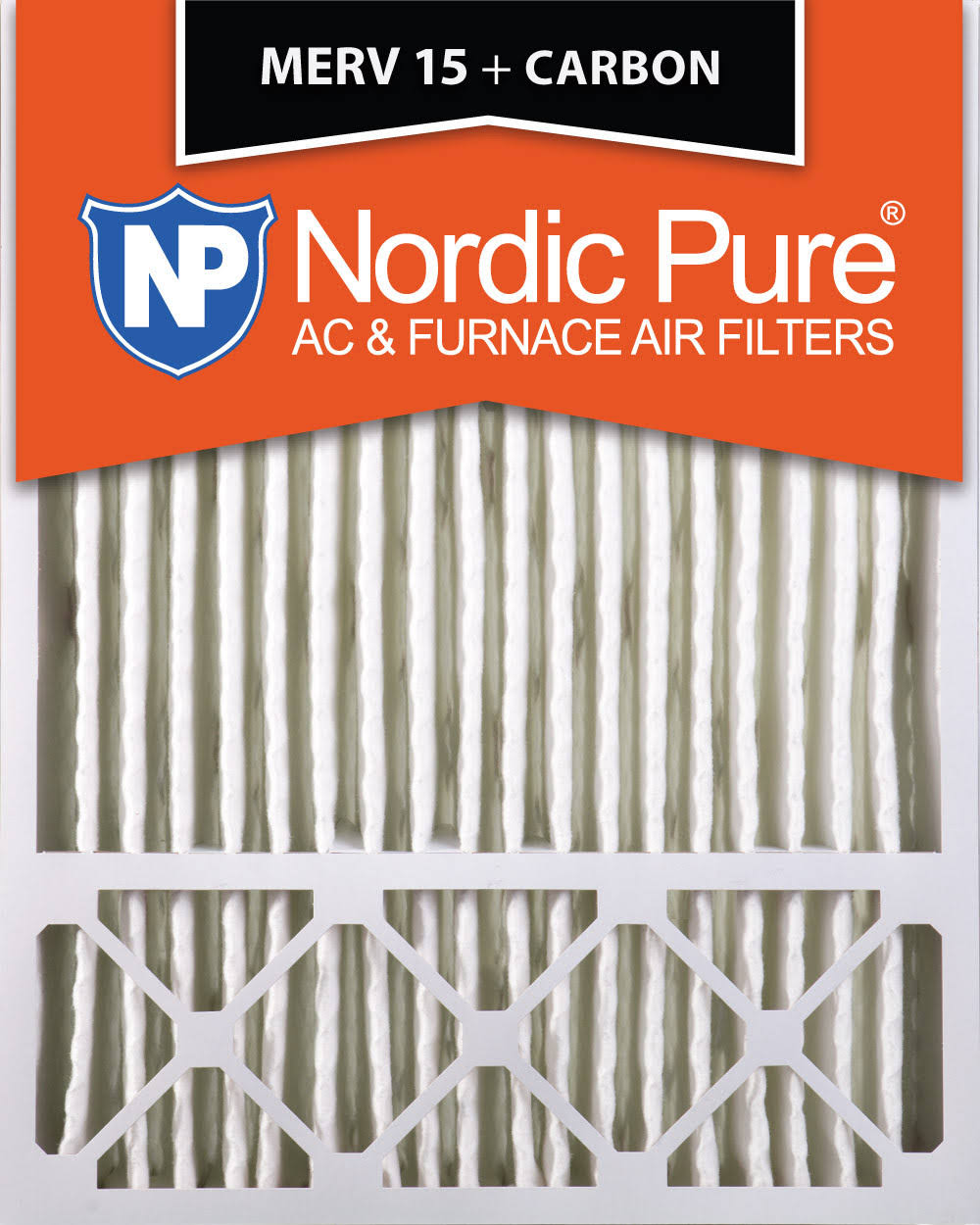 20x25x5 MERV 15 Pleated Carbon Air Filter 1 Pack L486