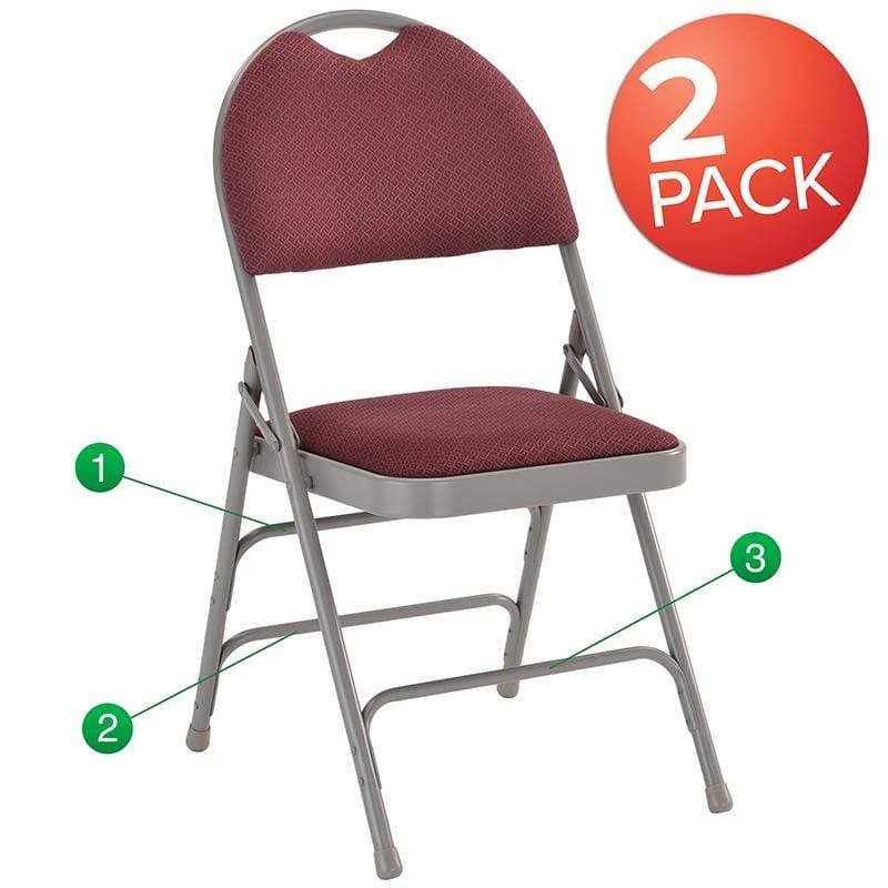 Beige Vinyl Metal Folding Chair O513950