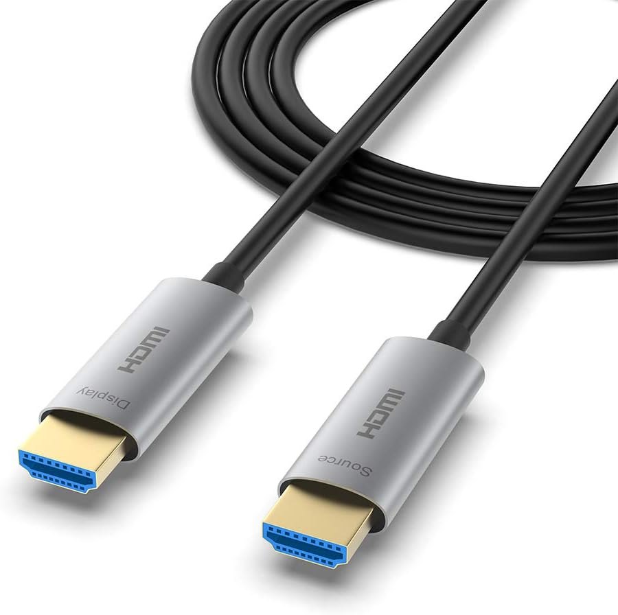 Fiber Optic HDMI Cable 15ft 4K@60Hz HDR ARC 18Gbps W821086