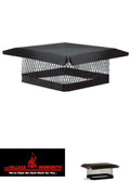 Galvanized Steel Black Rectangular Chimney Cap E208877