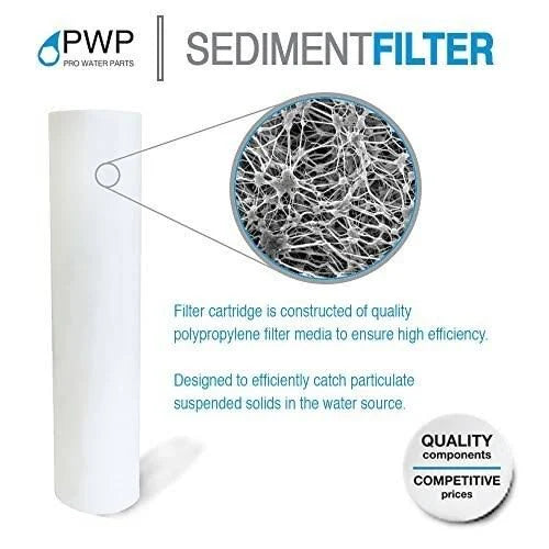 50 Pack 10 Micron Sediment Water Filter Cartridges S332459