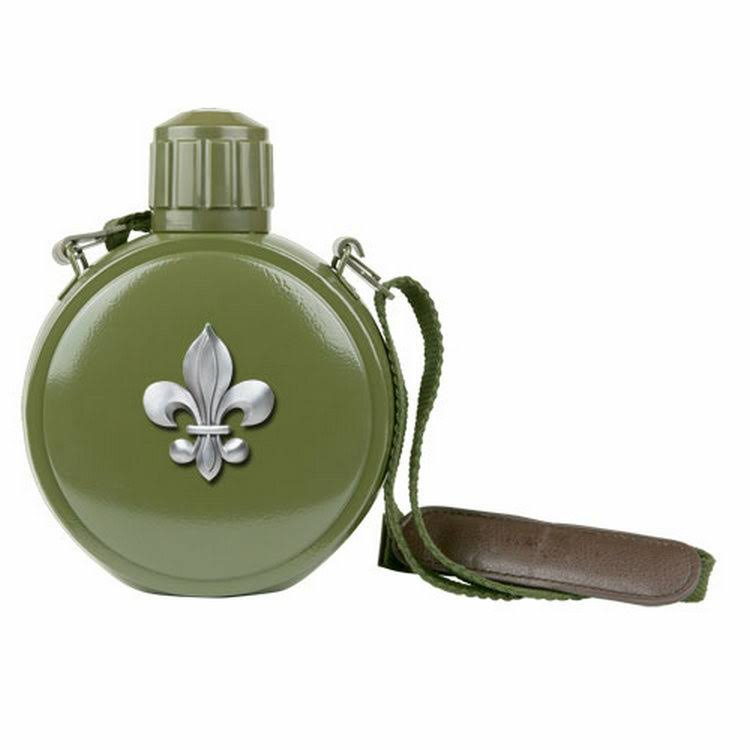 Pewter Accent Stainless Steel Canteen N142169