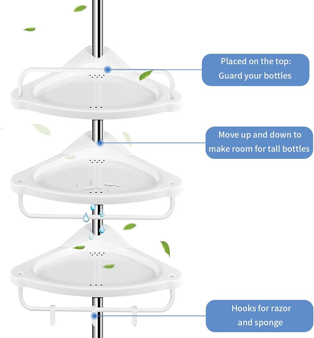 4 Tier Adjustable Shower Caddy L2023