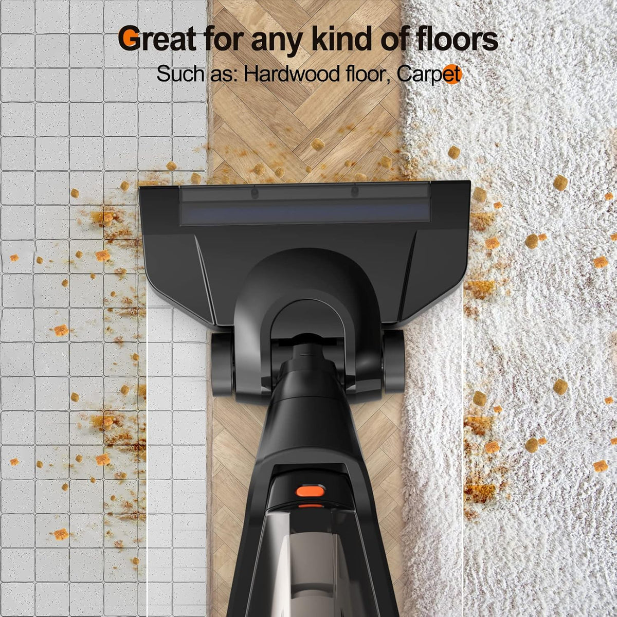 Cordless Stick Vacuum Cleaner 4 in 1 18kpa Washable HEPA Filter L6732