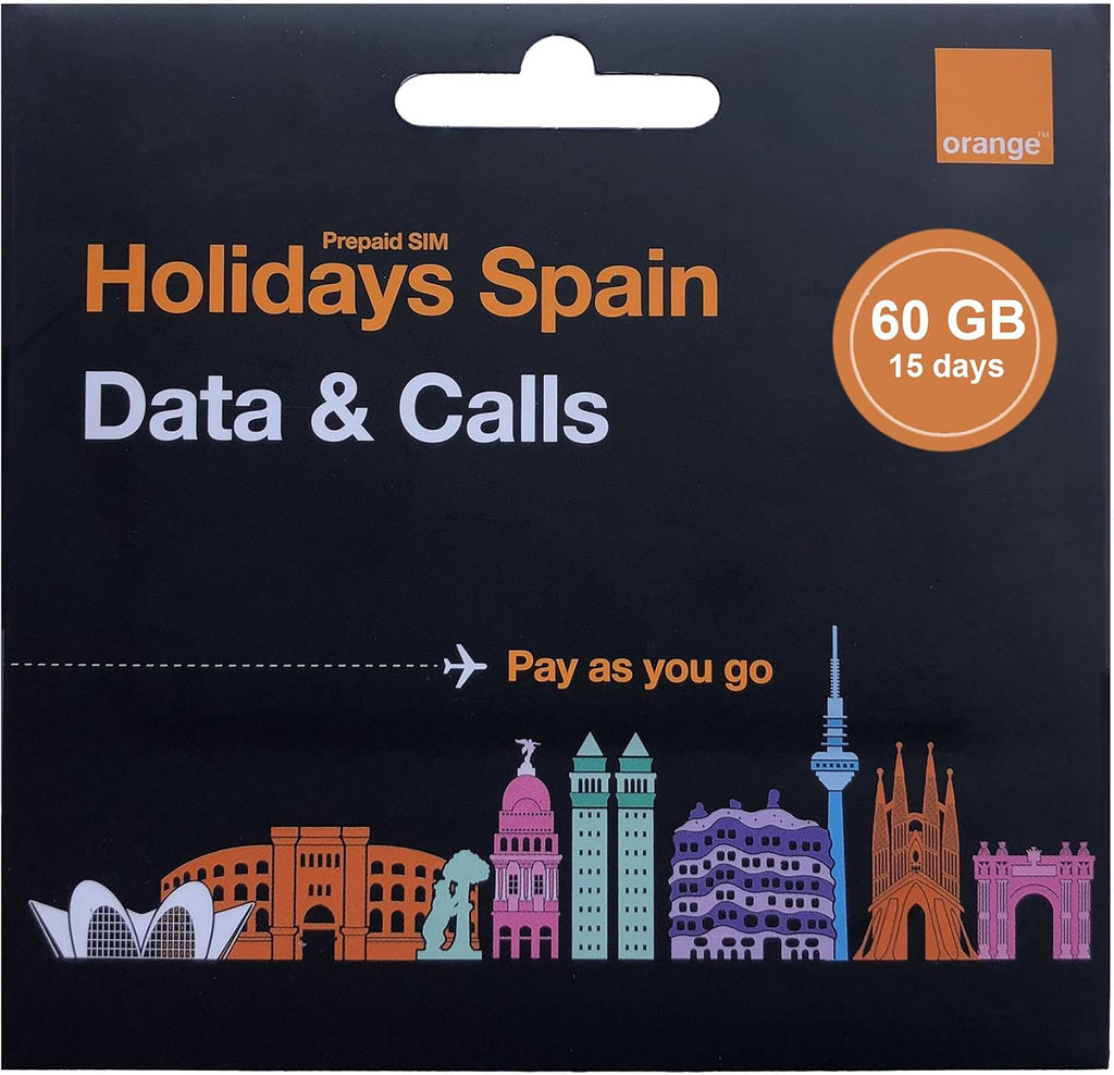 Orange Prepaid SIM Card 60 GB Pack of 2 U8407