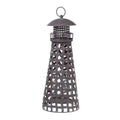 Metal and Glass Cylinder Lantern F434