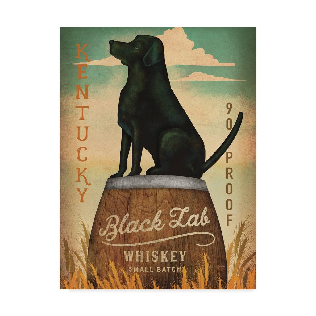 Black Lab Canvas Art W523513