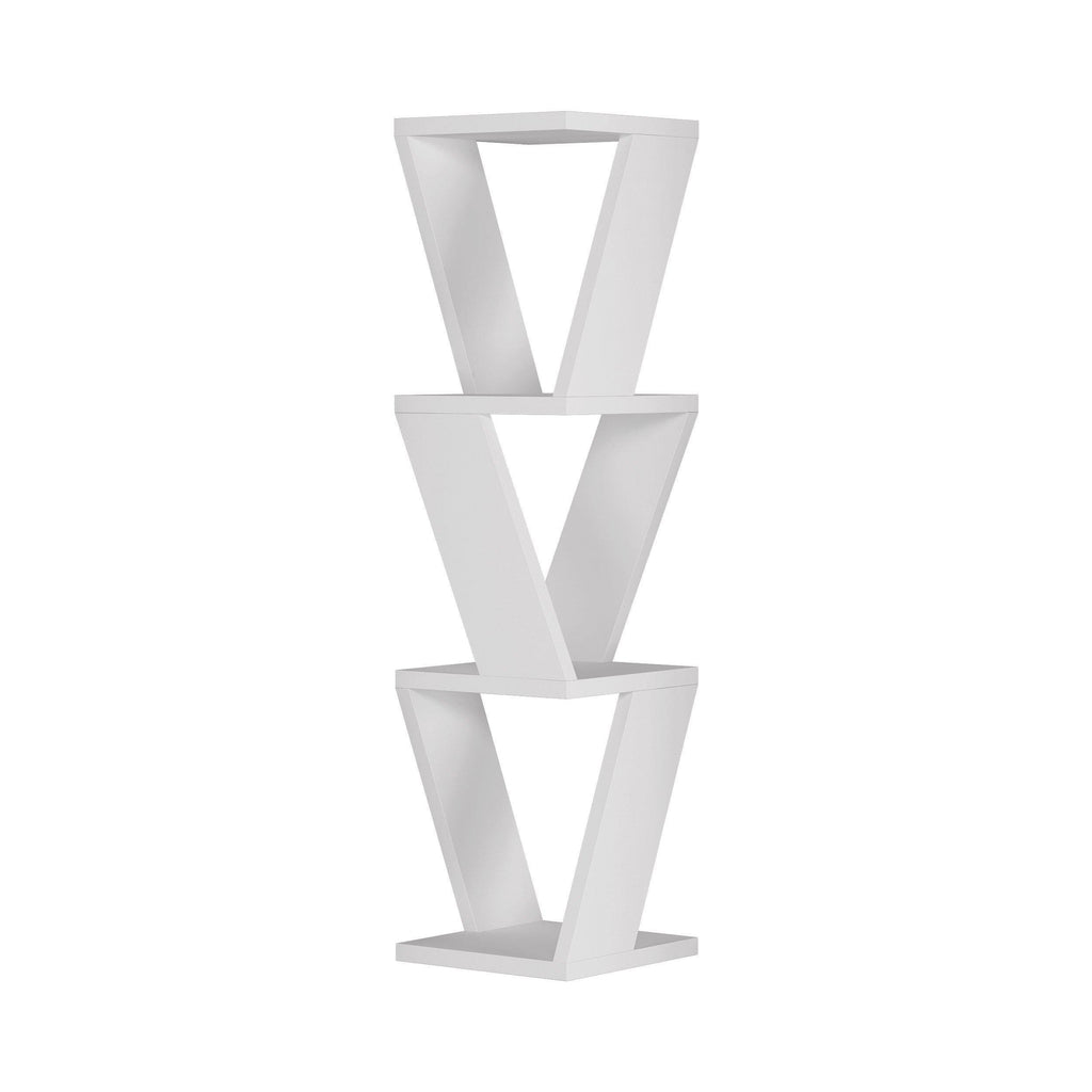 White Corner Wall Shelf G277153