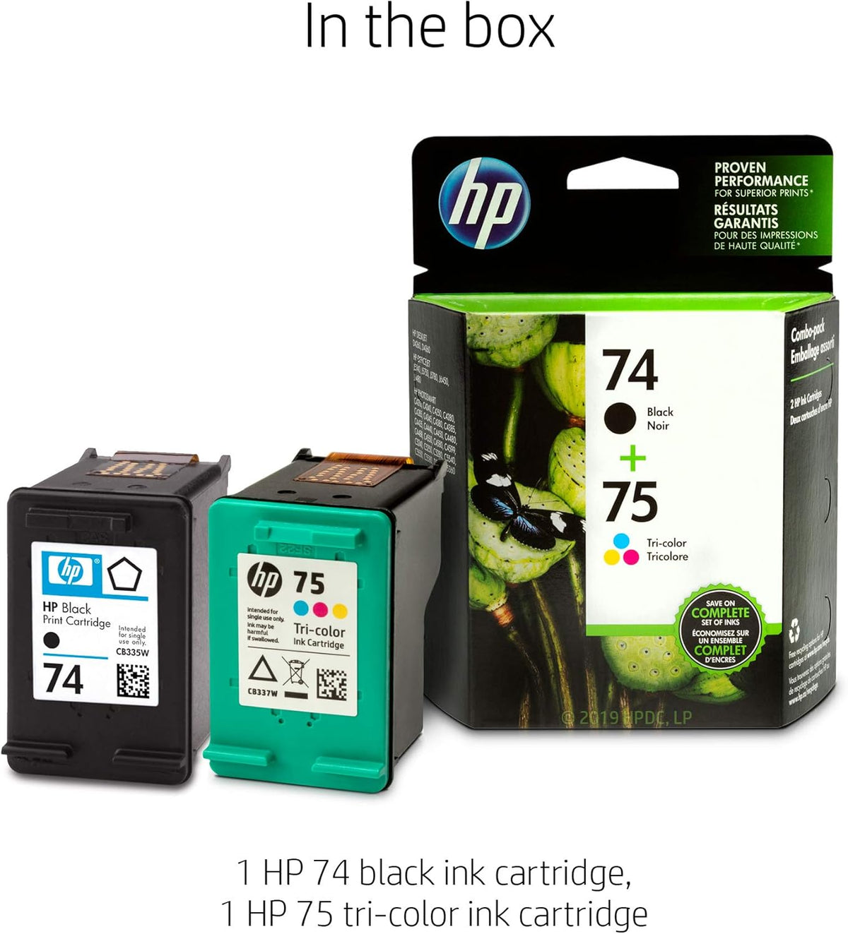 Black Tri-color 2 Ink Cartridges Y88058