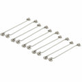 Window Shed Gate Door Latch Lock Catch Eye and Hook Clasp 10pcs T5755