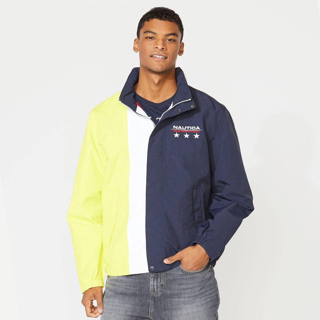 Men's Colorblock Jacket Navy R655
