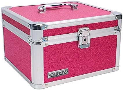 Portable Safe Box with Lock, Mesh Pocket & Adjustable Compartments, Tactical Black G966531