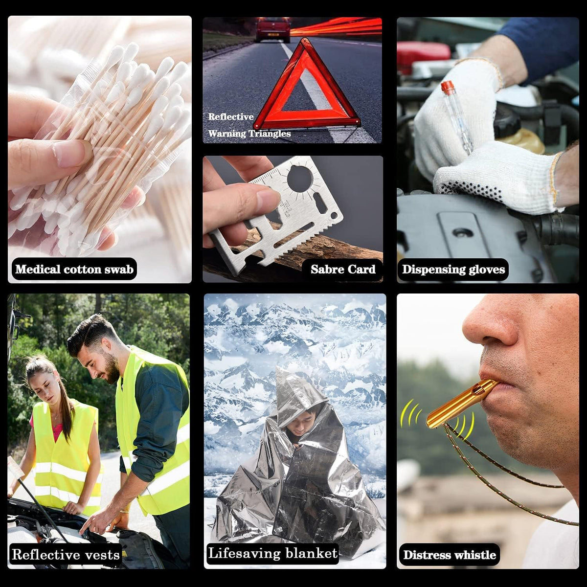 Roadside Assistance Emergency Kit 142 Pieces K85605