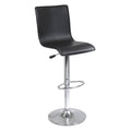 Adjustable L-shape Air Lift Stool in Black M872