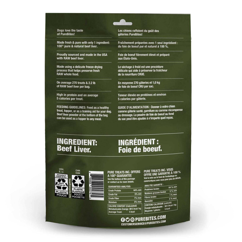 Freeze Dried Beef Liver Dog Treats G748