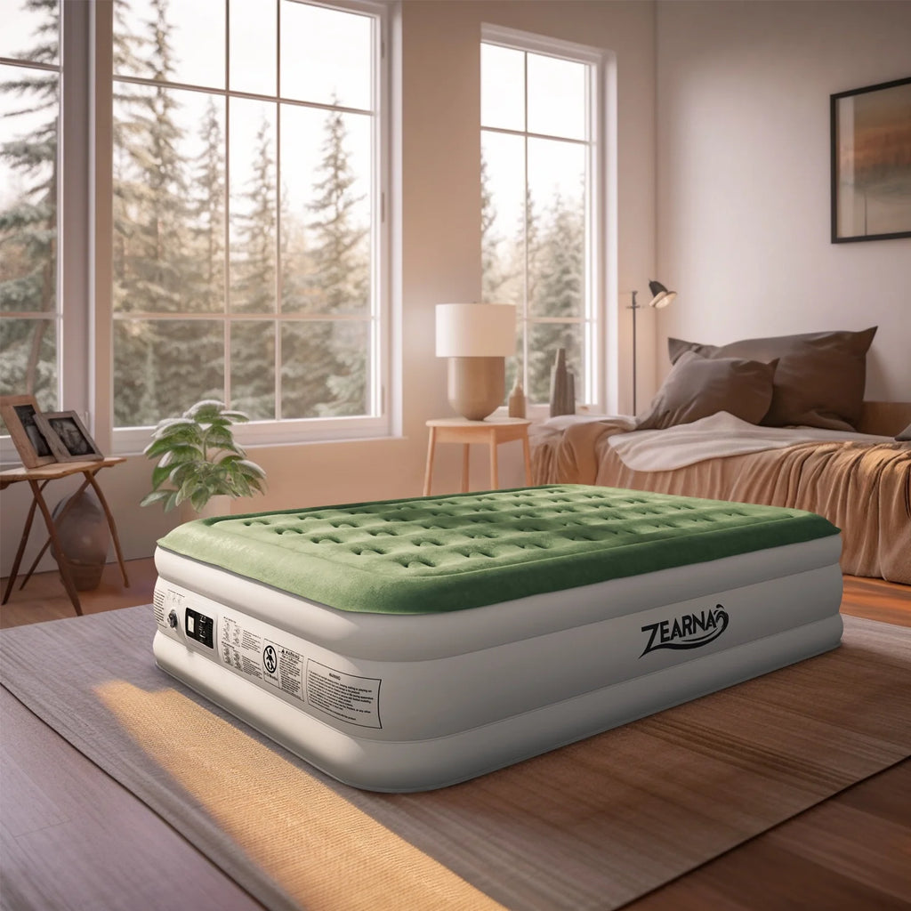 Twin Size Air Mattress with Built-in Pump B51748
