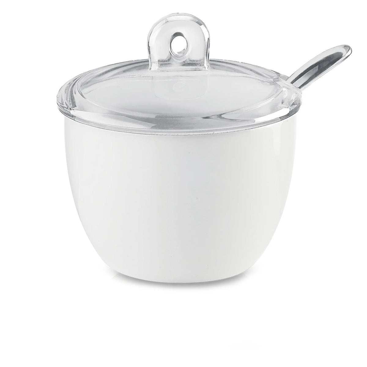 Clear Sugar Bowl With Teaspoon W99897