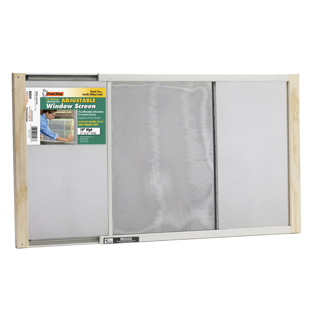 Adjustable Window Screen with Wood Frame U10648