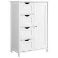 White 4 Drawer Storage Cabinet K83287