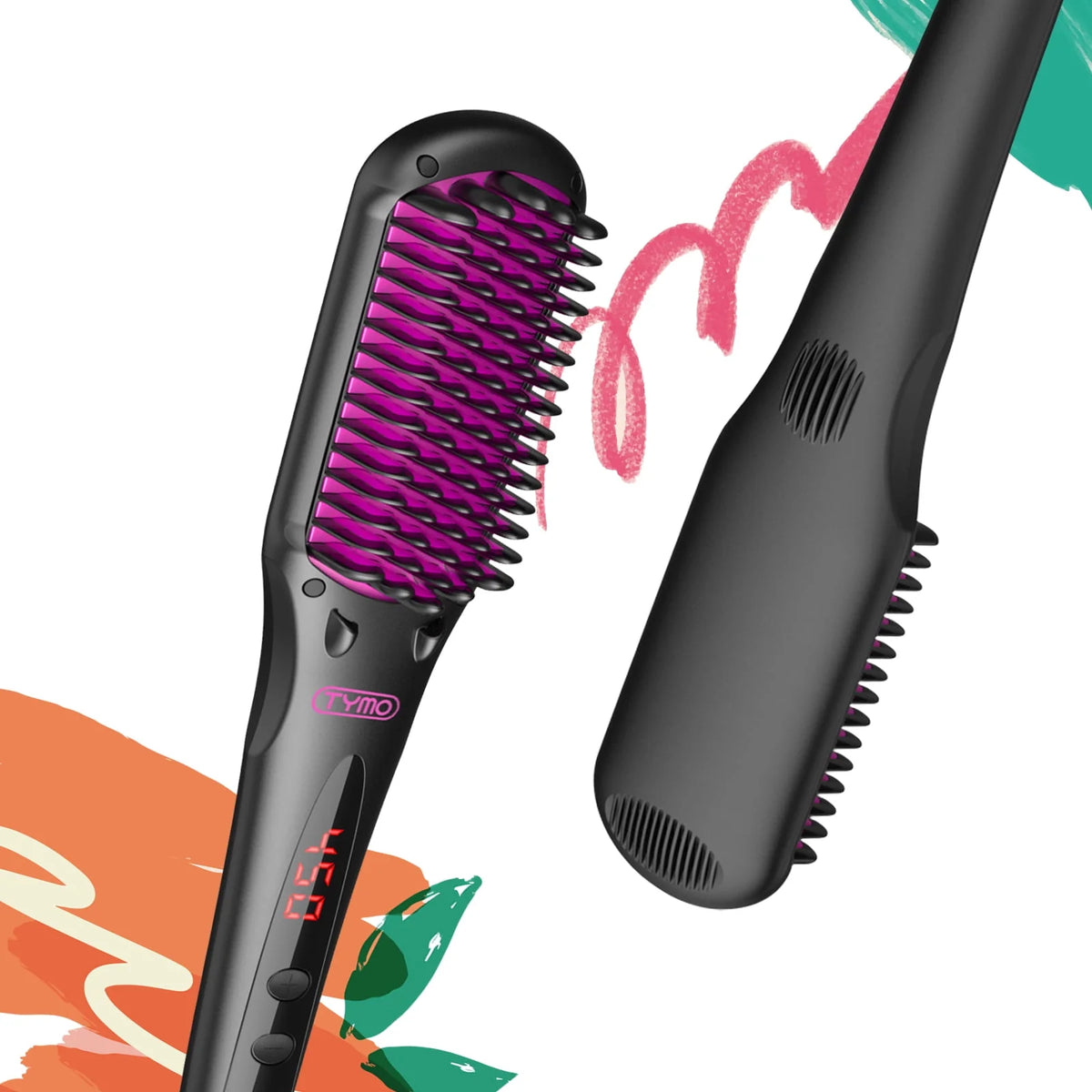 Ionic Hair Straightener Brush with 16 Heat Levels G7118