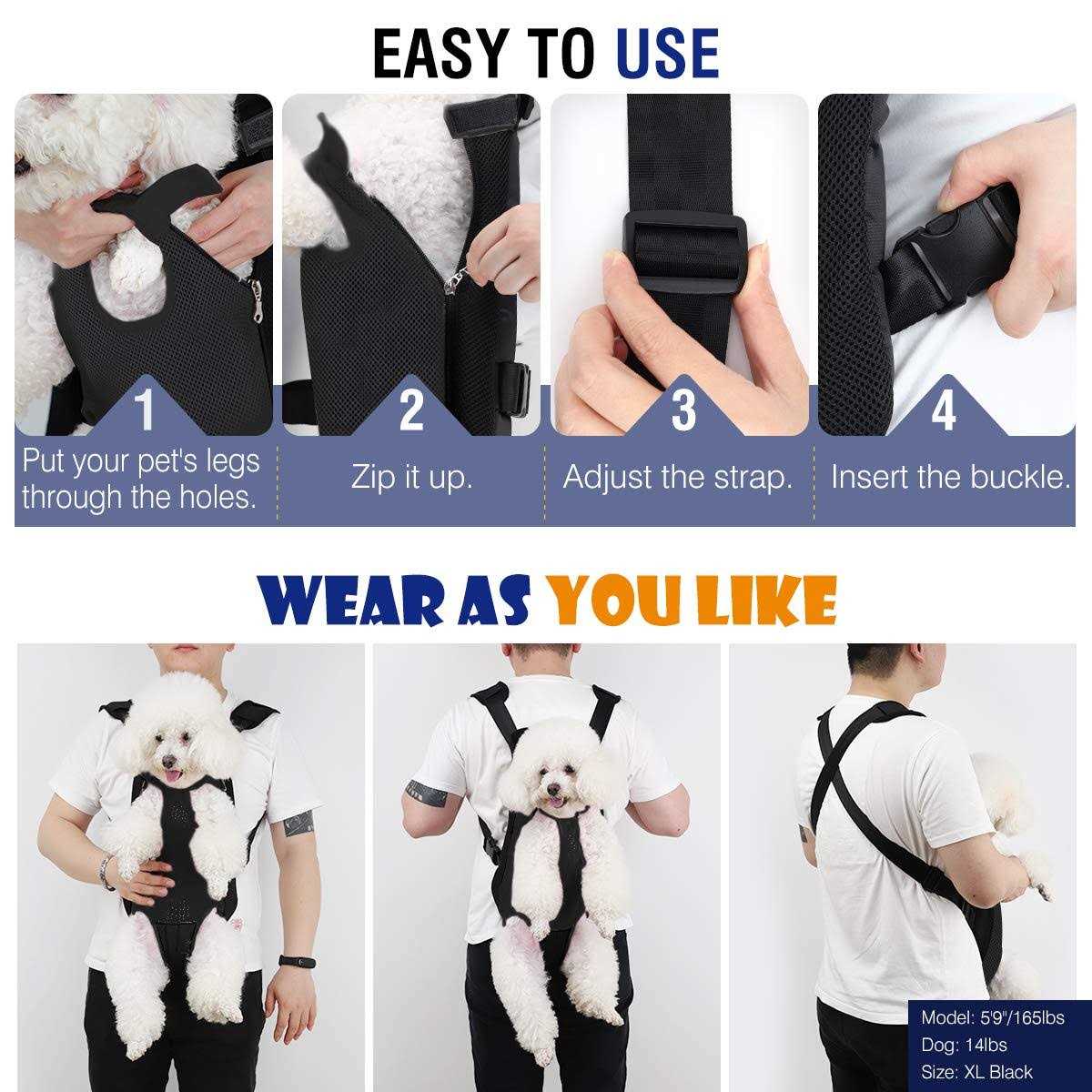 Adjustable Pet Carrier Backpack H280288