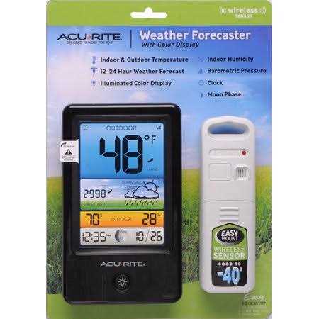Wireless Color Forecaster with Temperature & Humidity O549