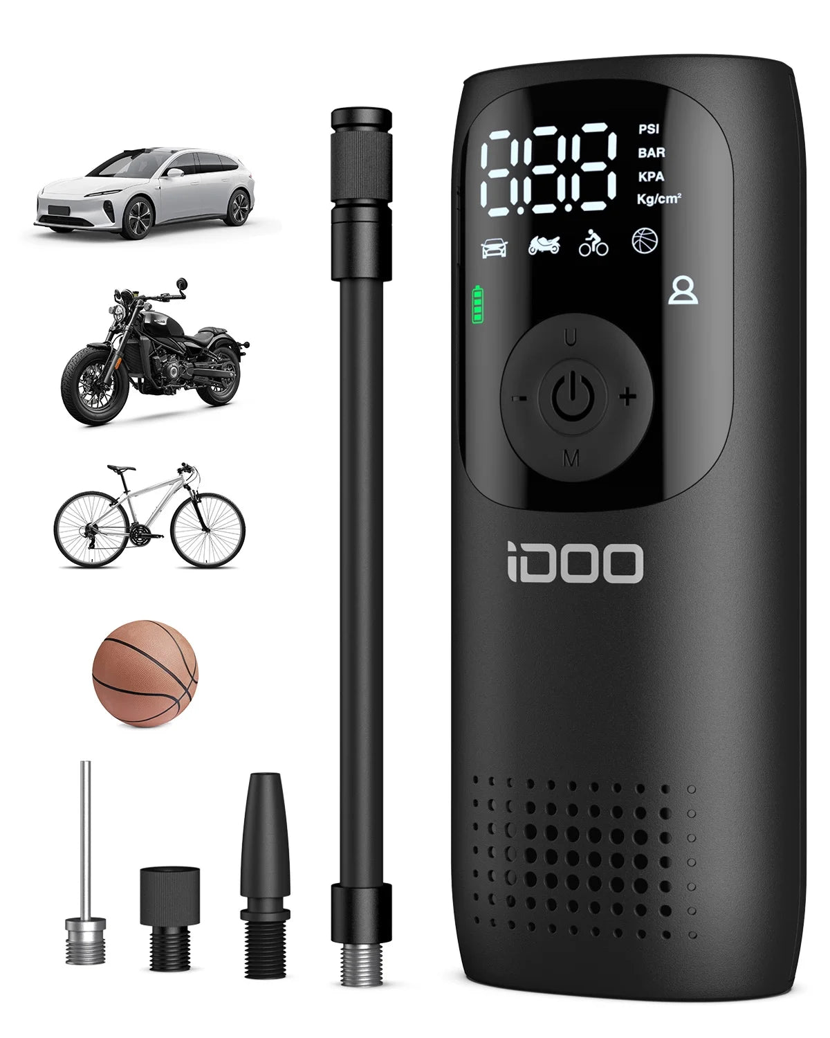 150PSI Cordless Tire Inflator Portable Air Compressor Q5709