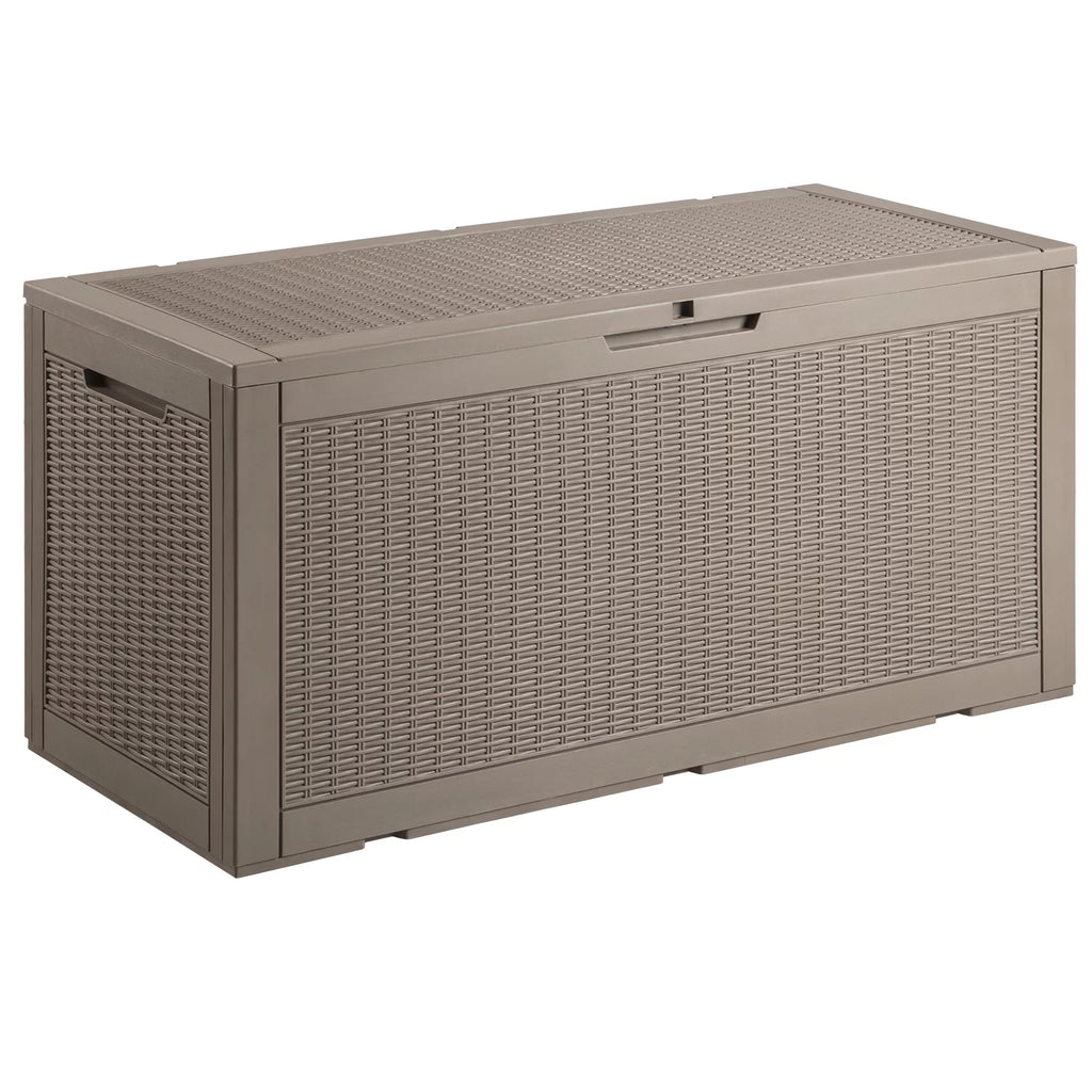 100 Gallon Black Plastic Resin Storage Box P19746