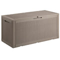 100 Gallon Black Plastic Resin Storage Box P19746