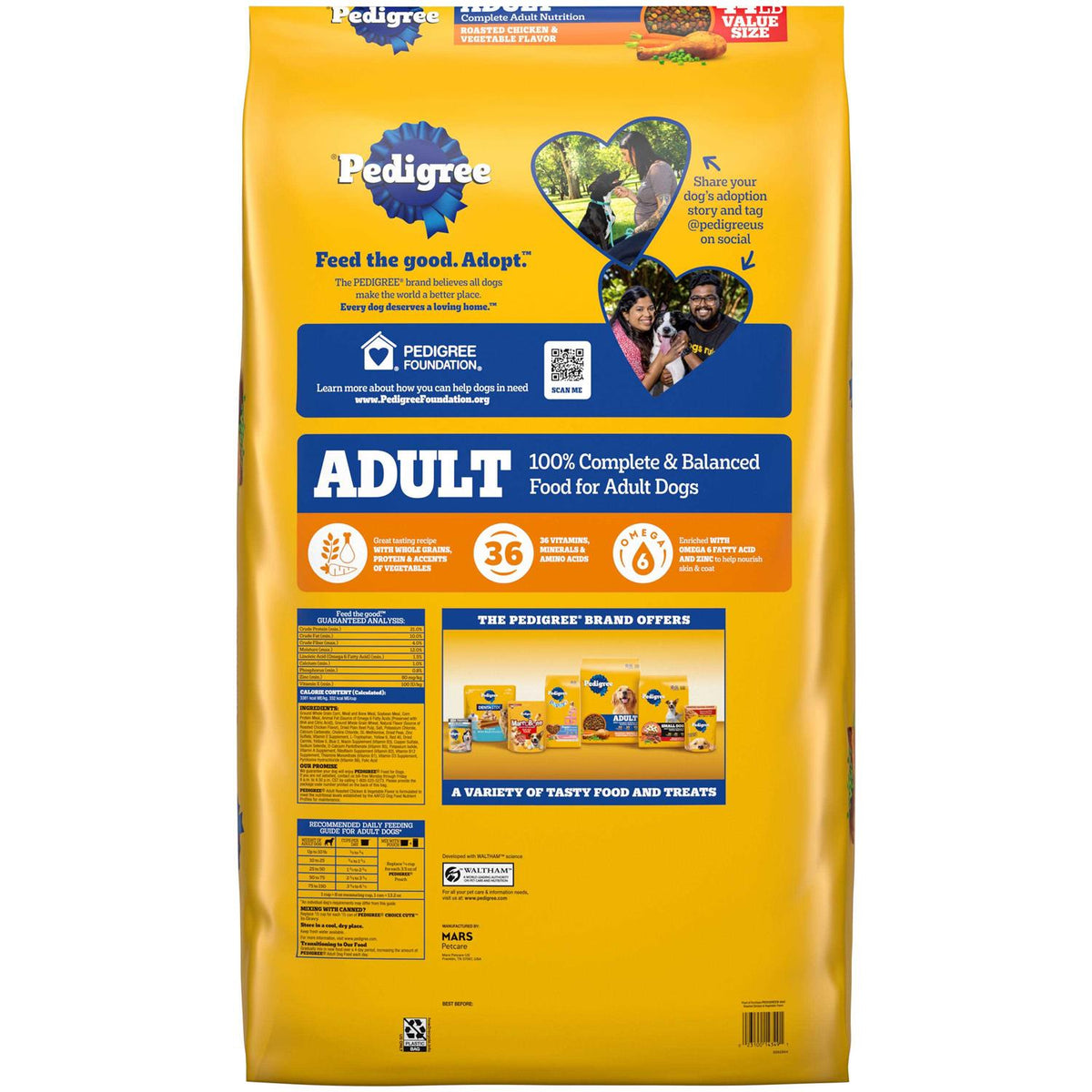 Adult Complete Nutrition Dry Dog Food Roasted Chicken Rice & Vegetable Y284641