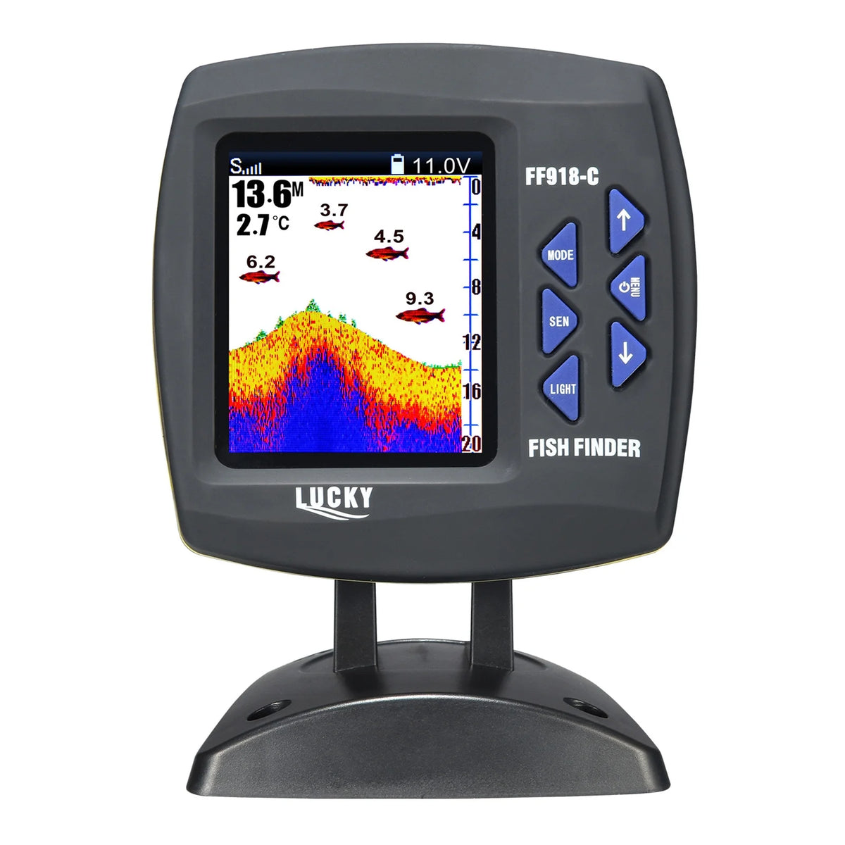 Wired Transducer Fish Finder 45 Degrees Underwater N521