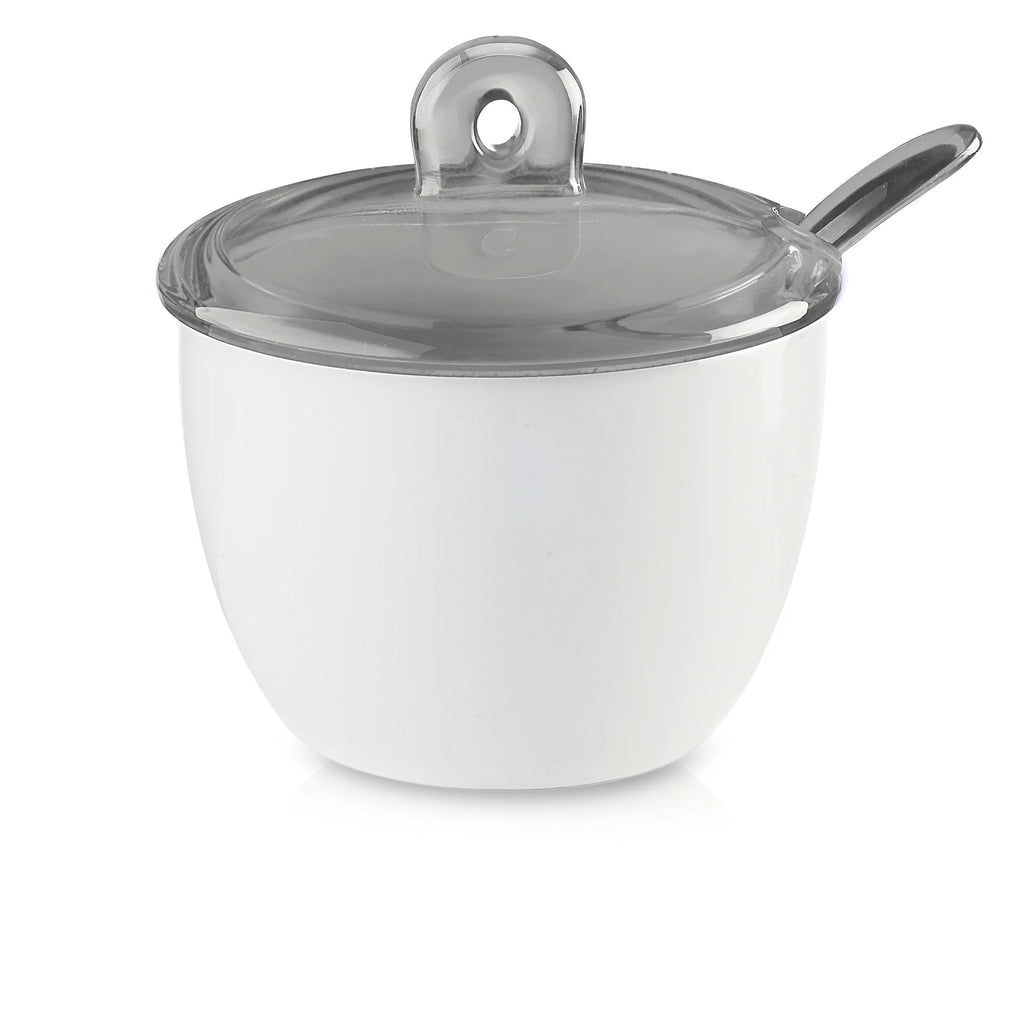 Clear Sugar Bowl With Teaspoon W99897