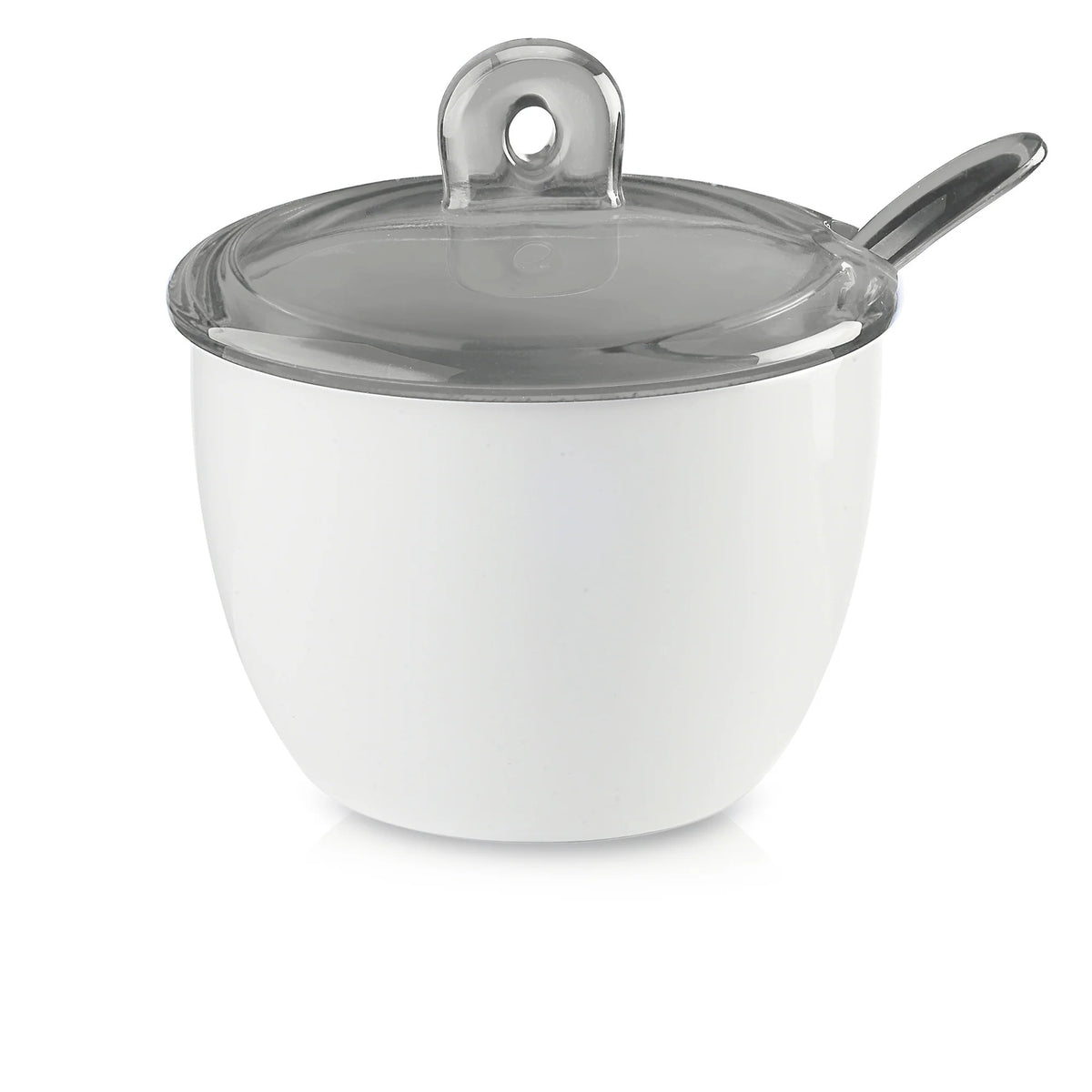Clear Sugar Bowl With Teaspoon W99897